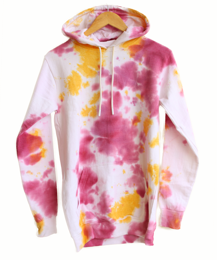 Unisex Tie-Dye Hooded Sweatshirt - Full Sleeve, Vibrant Pattern, Comfortable Unisex Fit with Kangaroo Pocket and Adjustable Drawstring Hood, Ideal for Casual Wear and Outdoor Adventures