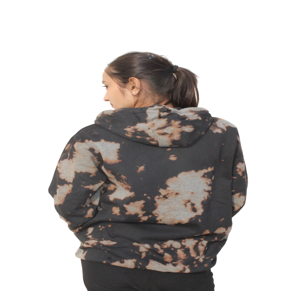 Unisex Tie-Dye Hooded Sweatshirt - Full Sleeve, Vibrant  Pattern, Comfortable Unisex Fit with Kangaroo Pocket and Adjustable Drawstring Hood, Ideal for Casual Wear and Outdoor Adventures