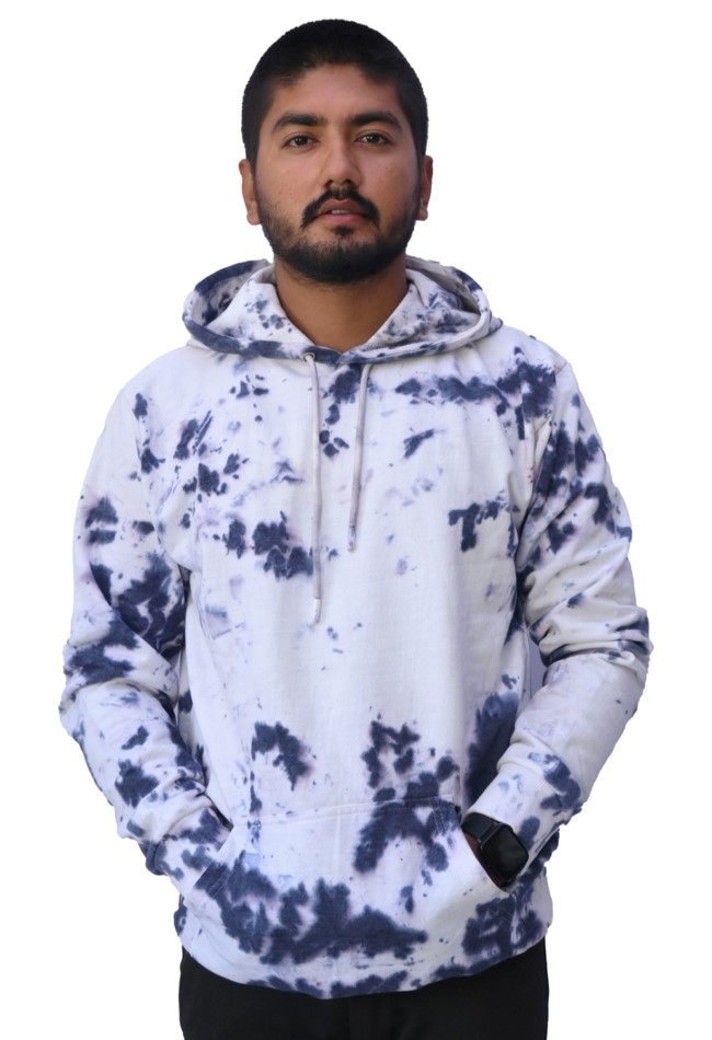 Unisex Tie-Dye Hooded Sweatshirt - Full Sleeve, Vibrant Pattern, Comfortable Unisex Fit with Kangaroo Pocket and Adjustable Drawstring Hood, Ideal for Casual Wear and Outdoor Adventures