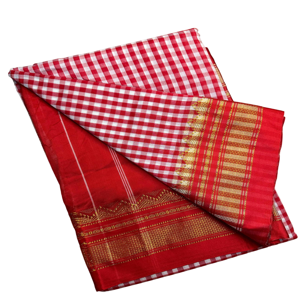 elegant karnataka traditional saree with intricate patterns vibrant colors and traditional motifs includes matching blouse perfect for festive occasions